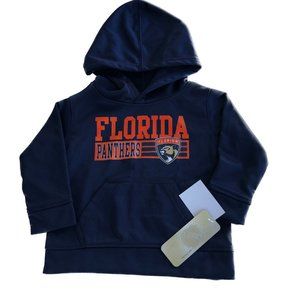 NHL Official Florida Panthers Baby Boys Hoodie Navy Blue Orange Sz 18 Mo